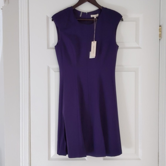 NWT Rebecca Taylor Caley Dress in Aubergine - Picture 1 of 13